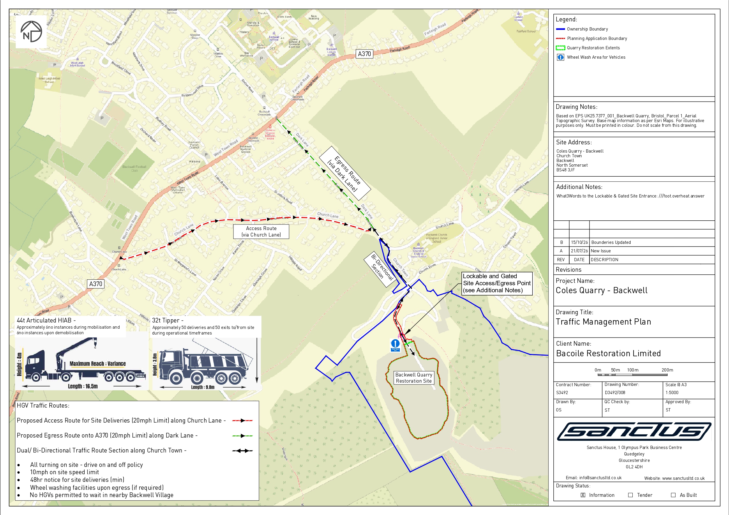 Traffic Management – Bacoile Restoration